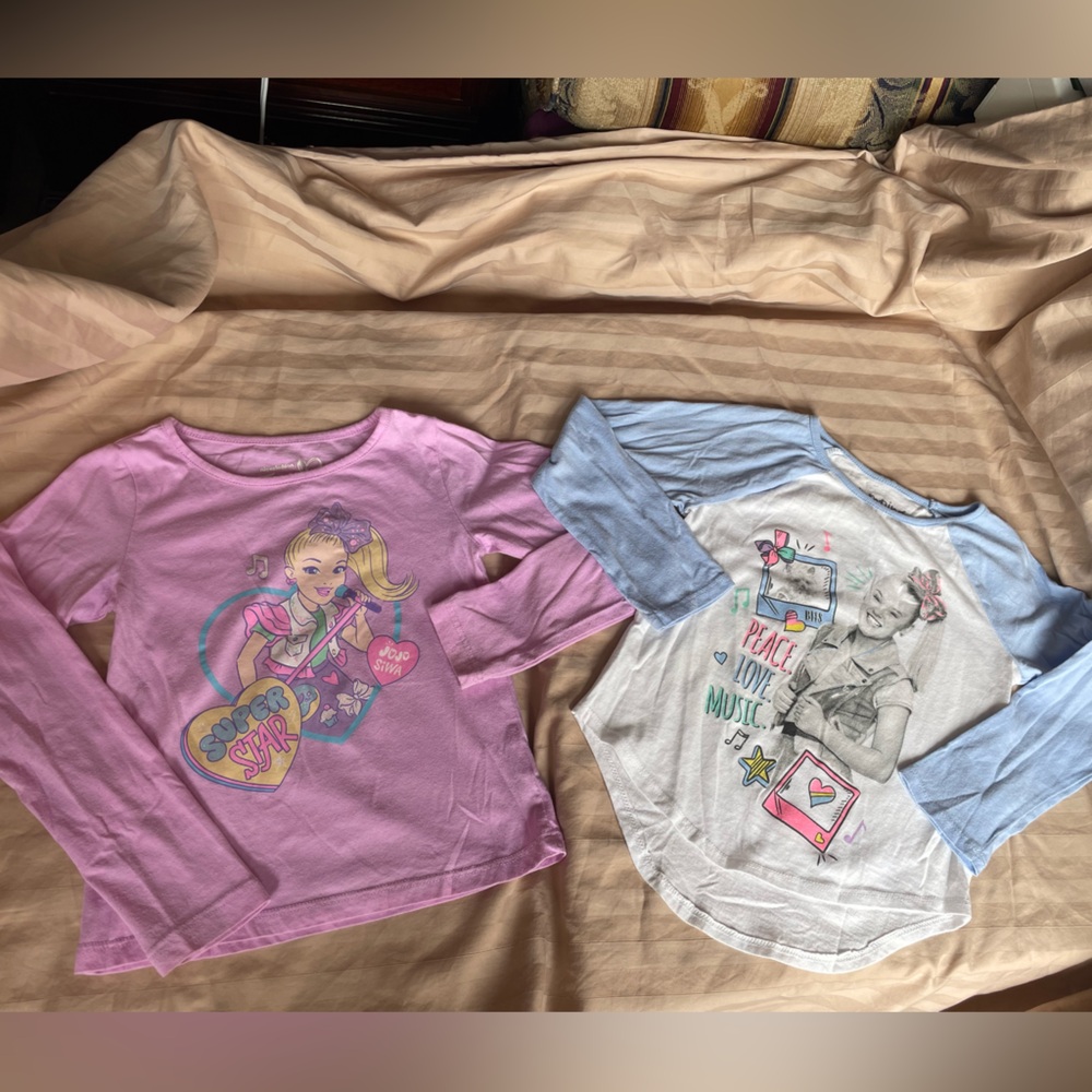 Pair of JoJo long sleeved shirts xs